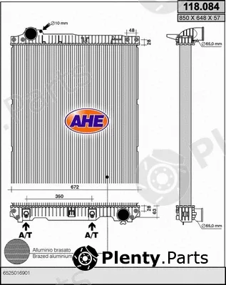 AHE 118.084 — Radiator, engine cooling