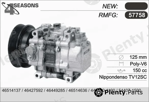 AHE 57758 — Compressor, air conditioning