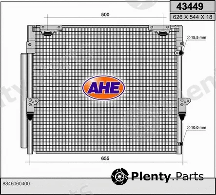 AHE 43449 — Condenser, air conditioning