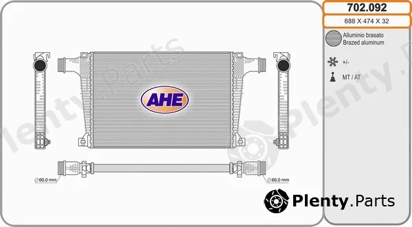 AHE 702.092 — Charge Air Cooler