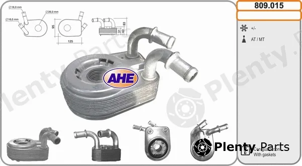 AHE 809.015 — Oil Cooler, engine oil