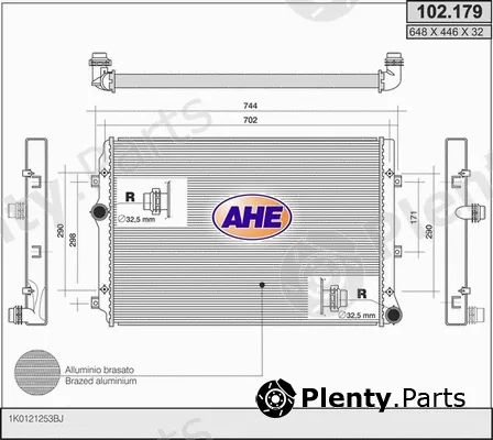 AHE 102.179 — Radiator, engine cooling