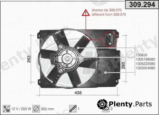 AHE 309.294 — Fan, engine cooling