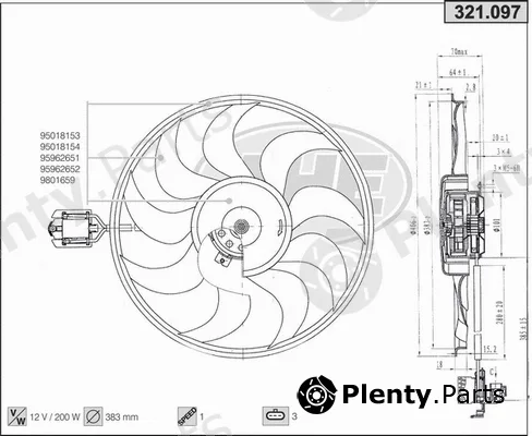 AHE 321.097 — Fan, engine cooling
