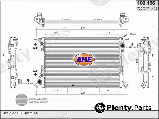 AHE 102.156 — Radiator, engine cooling