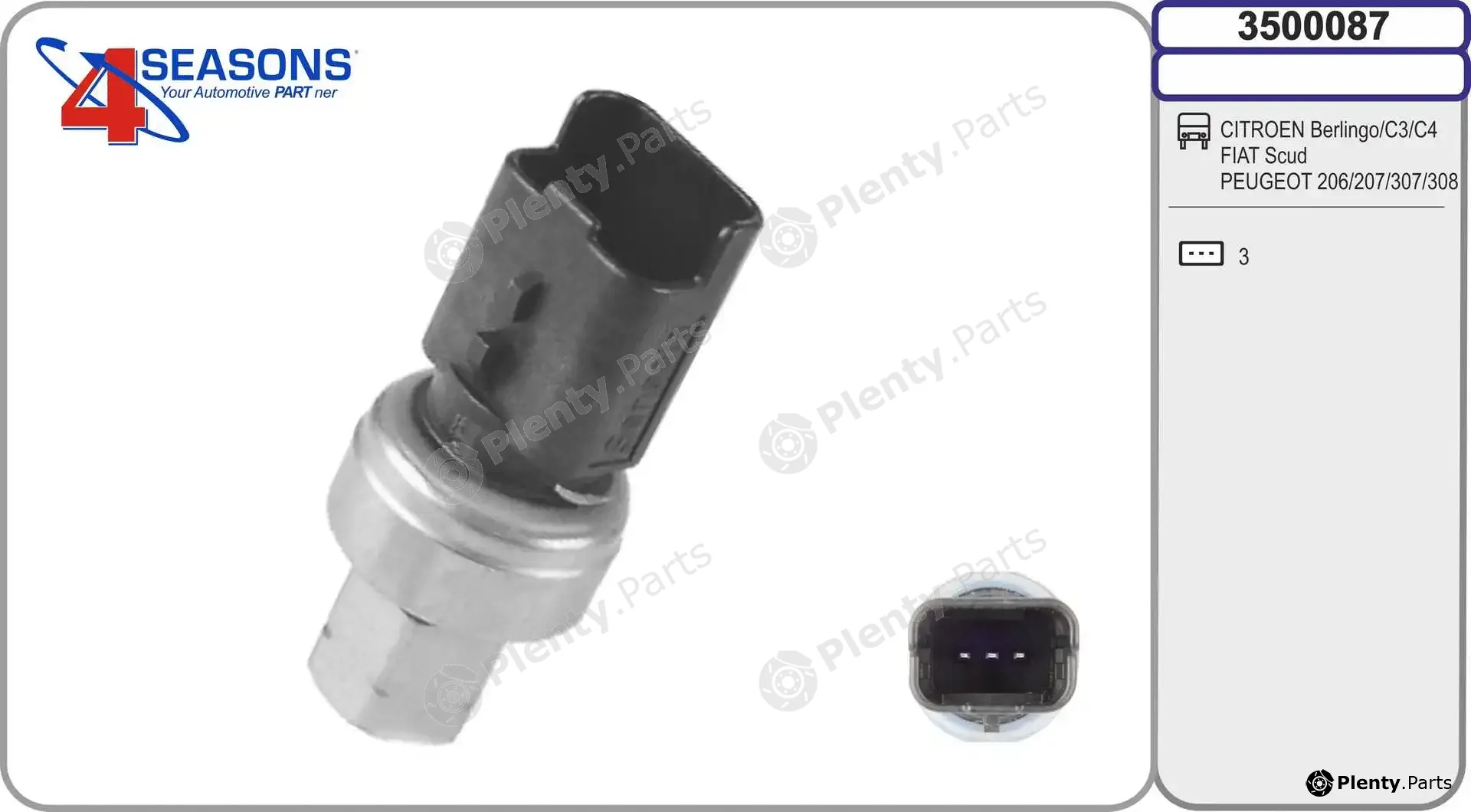 AHE 3500087 — Pressure Switch, air conditioning