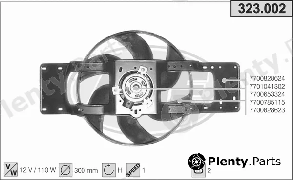 AHE 323.002 — Fan, engine cooling