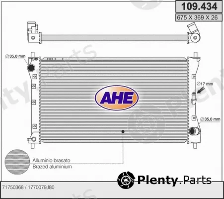 AHE 109.434 — Radiator, engine cooling