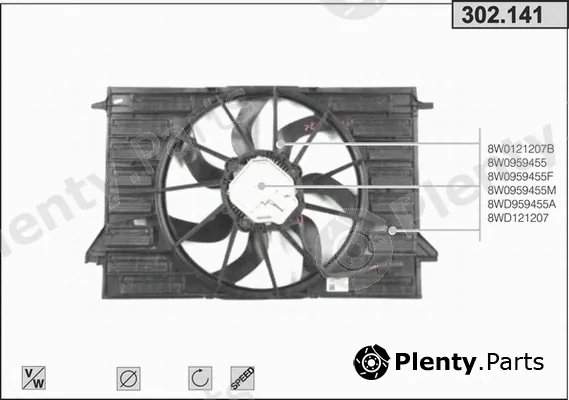 AHE 302.141 — Fan, engine cooling