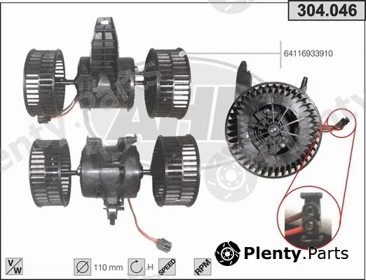 AHE 304.046 — Interior Blower