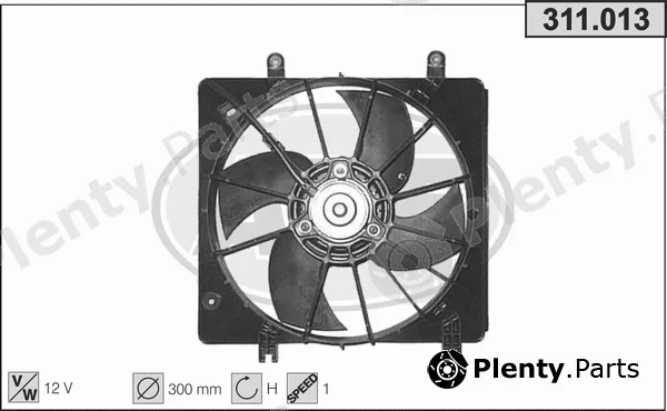 AHE 311.013 — Fan, engine cooling