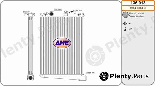 AHE 136.013 — Radiator, engine cooling