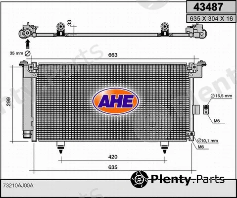 AHE 43487 — Condenser, air conditioning
