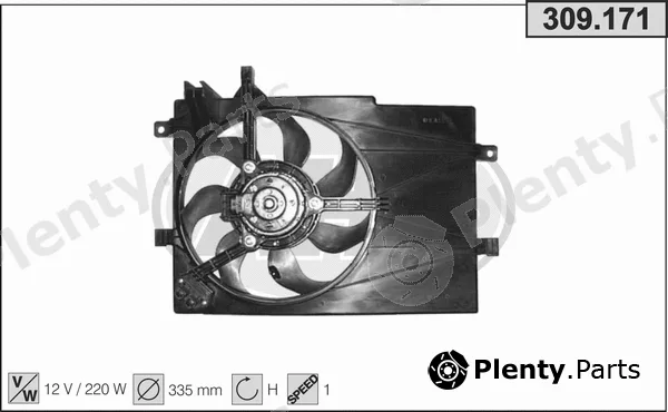 AHE 309.171 — Fan, engine cooling