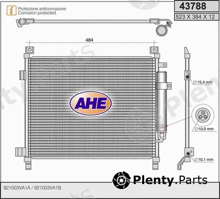 AHE 43788 — Condenser, air conditioning