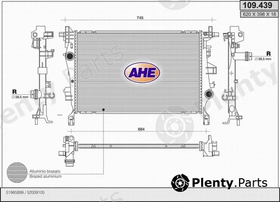 AHE 109.439 — Radiator, engine cooling