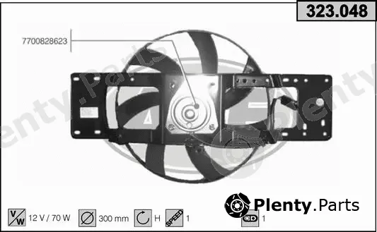 AHE 323.048 — Fan, engine cooling