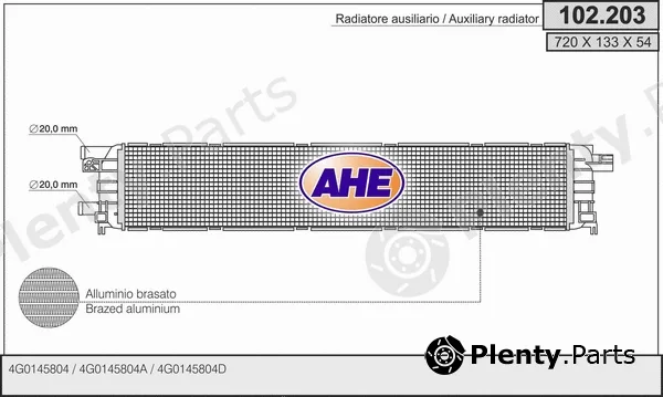 AHE 102.203 — Radiator, engine cooling