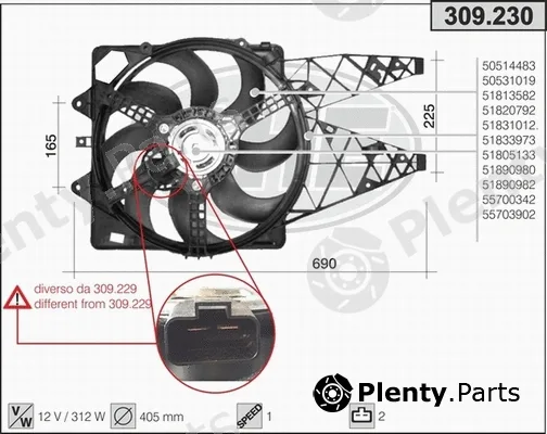 AHE 309.230 — Fan, engine cooling