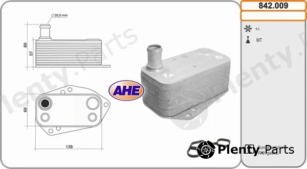 AHE 842.009 — Oil Cooler, engine oil
