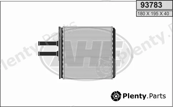 AHE 93783 — Heat Exchanger, interior heating