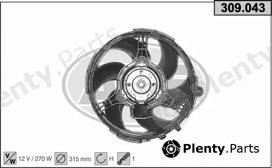 AHE 309.043 — Fan, engine cooling