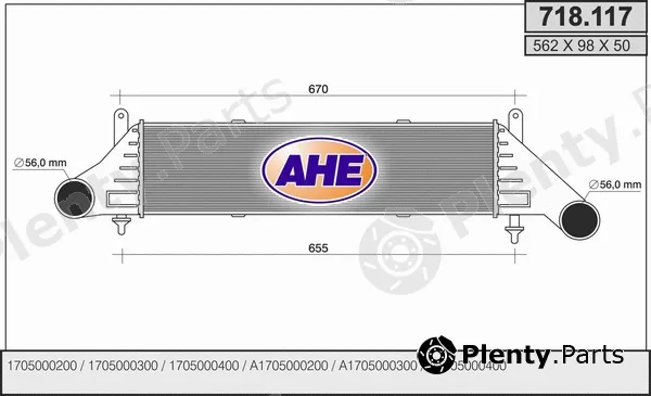 AHE 718.117 — Charge Air Cooler