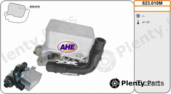 AHE 823.018M — Oil Cooler, engine oil