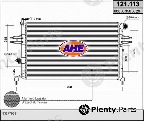 AHE 121.113 — Radiator, engine cooling