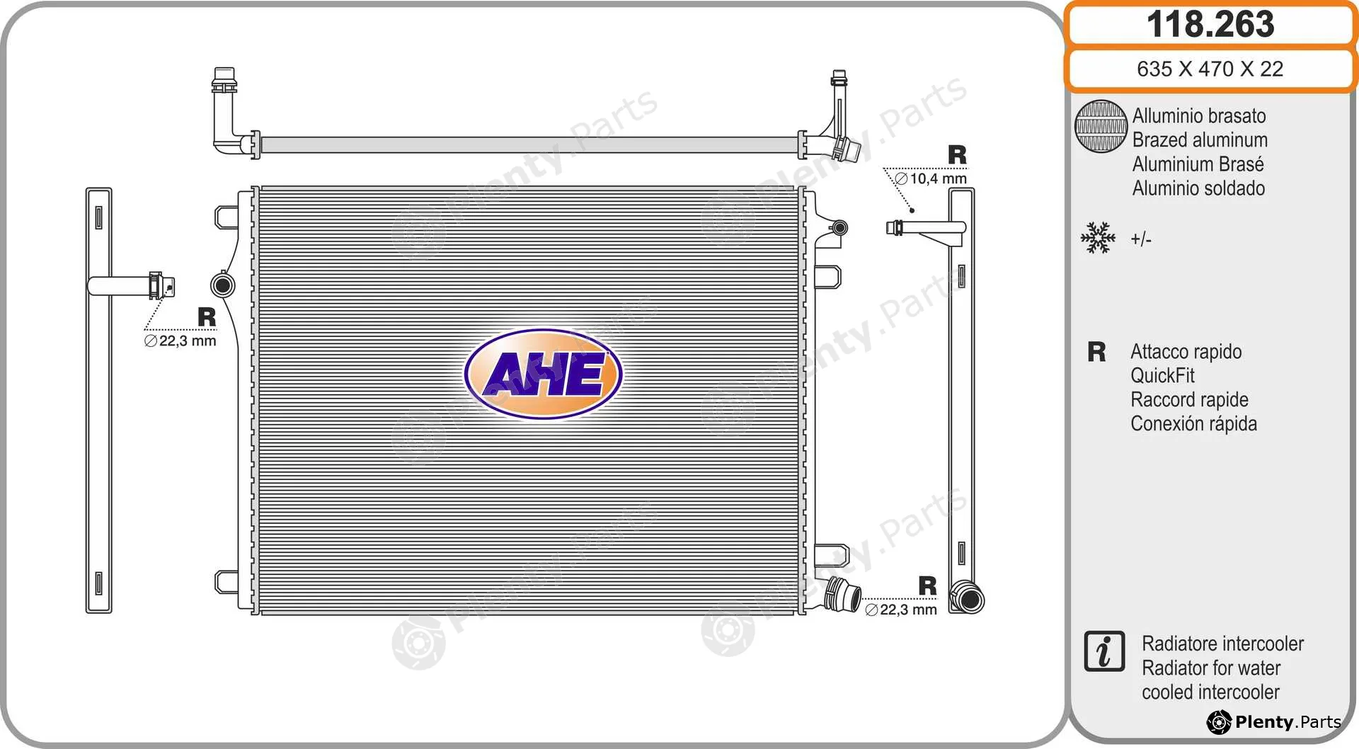 AHE 118.263 — Radiator, engine cooling