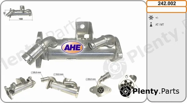 AHE 242.002 — Cooler, exhaust gas recirculation