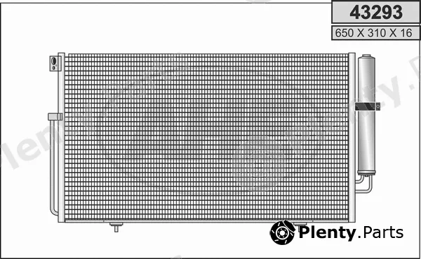AHE 43293 — Condenser, air conditioning