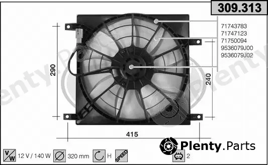 AHE 309.313 — Fan, engine cooling