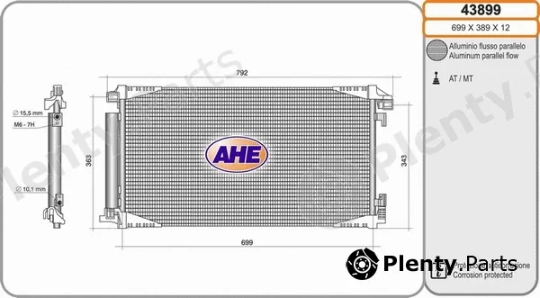 AHE 43899 — Condenser, air conditioning