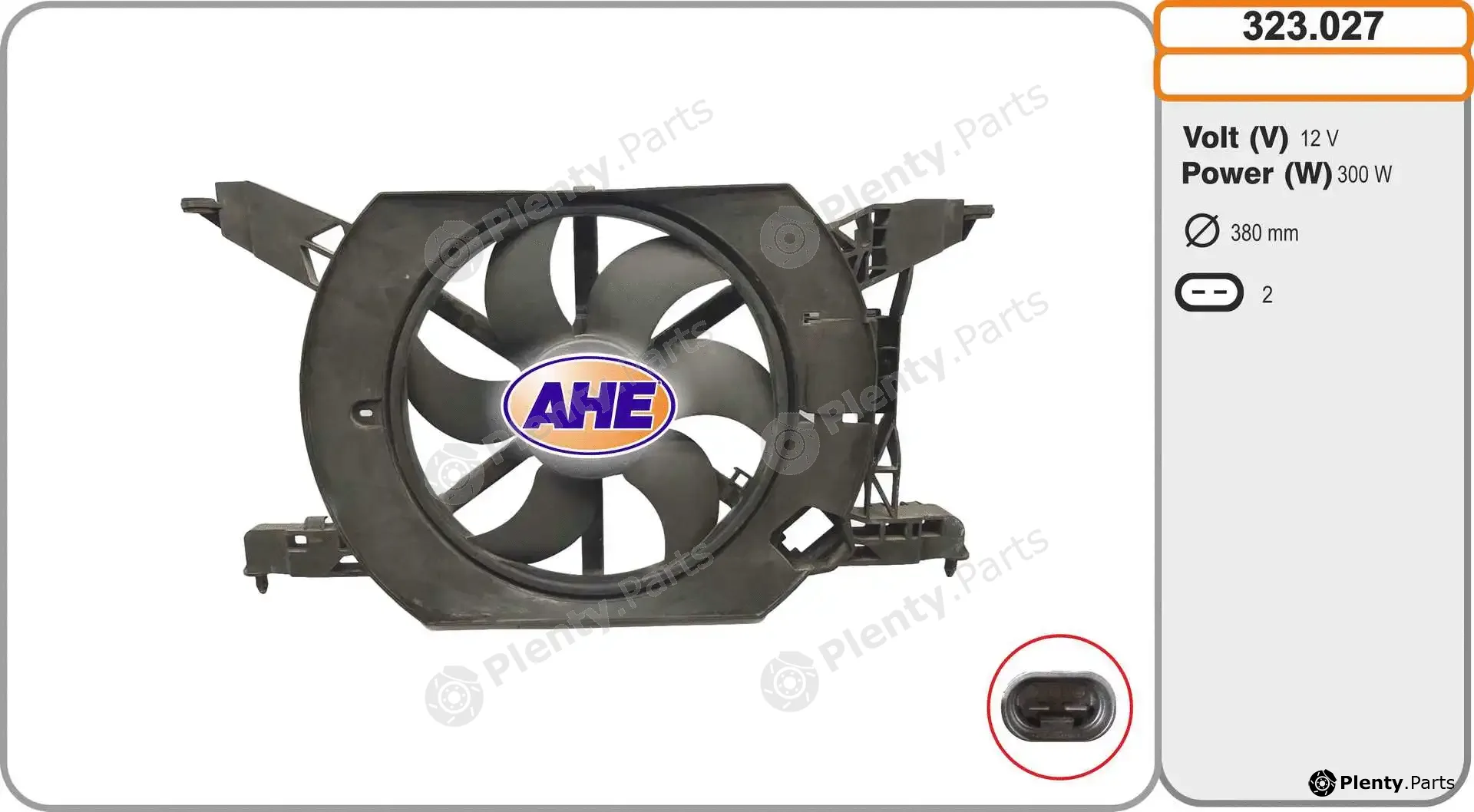 AHE 323.027 — Fan, engine cooling
