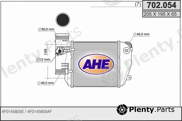 AHE 702.054 — Charge Air Cooler