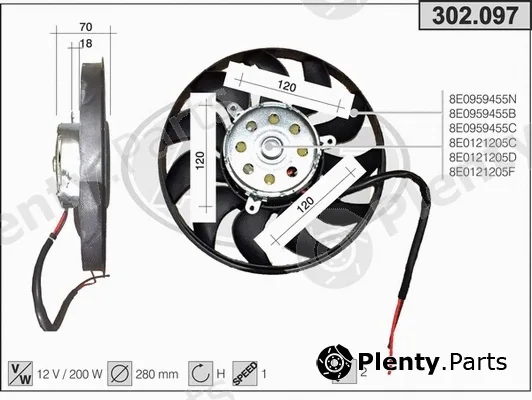 AHE 302.097 — Fan, engine cooling