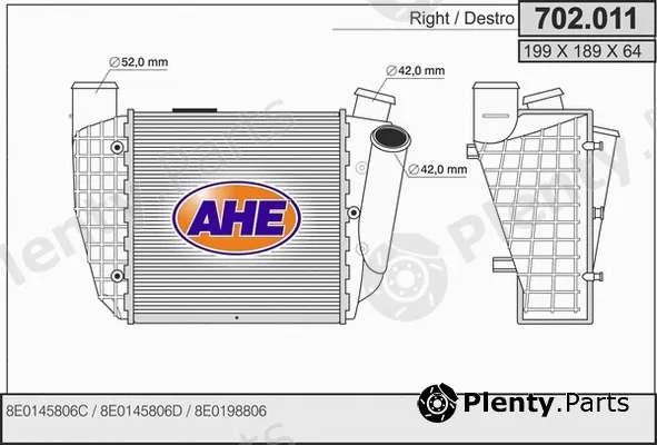 AHE 702.011 — Charge Air Cooler