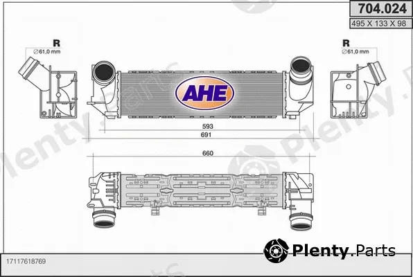 AHE 704.024 — Charge Air Cooler