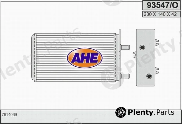 AHE 93547/O — Heat Exchanger, interior heating