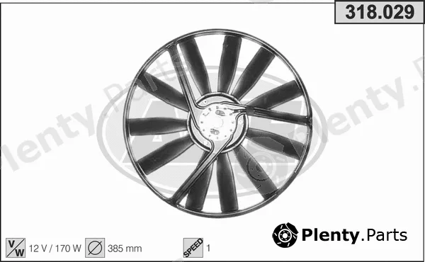 AHE 318.029 — Fan, engine cooling