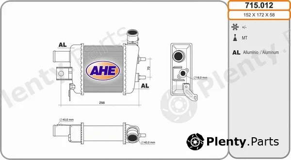 AHE 715.012 — Charge Air Cooler