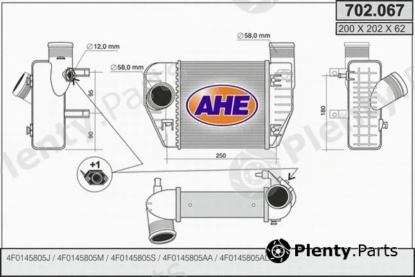 AHE 702.067 — Charge Air Cooler