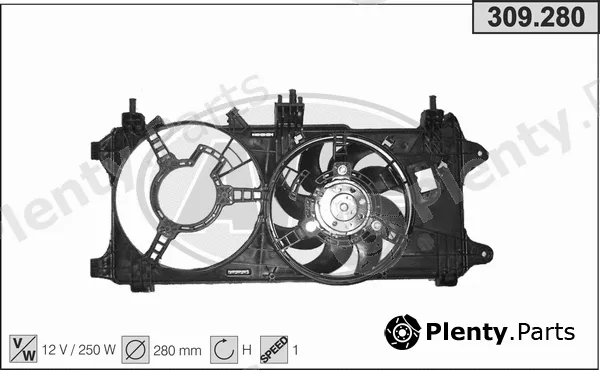 AHE 309.280 — Fan, engine cooling