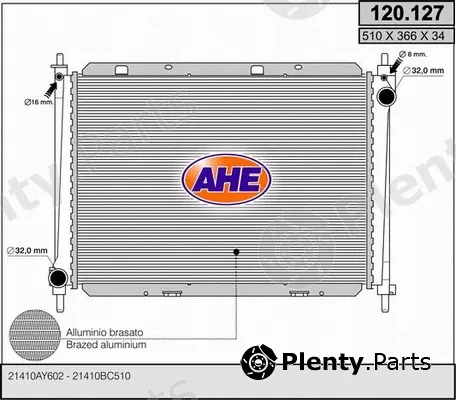 AHE 120.127 — Radiator, engine cooling