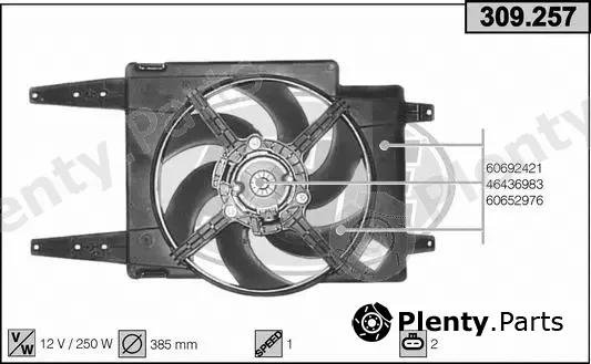 AHE 309.257 — Fan, engine cooling