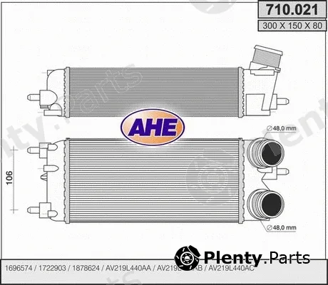 AHE 710.021 — Charge Air Cooler