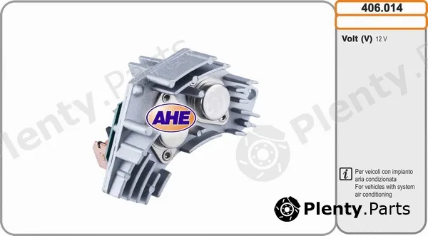 AHE 406.014 — Control Unit, electric fan (engine cooling)