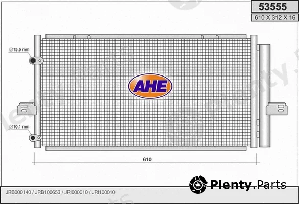 AHE 53555 — Condenser, air conditioning