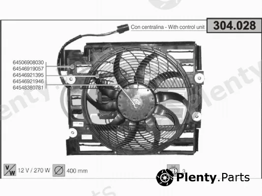 AHE 304.028 — Fan, engine cooling